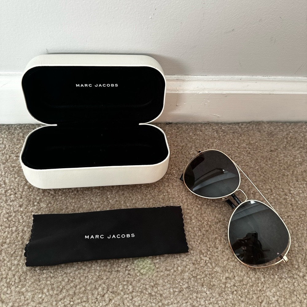 Women Mark Jacobs Aviator Sunglasses